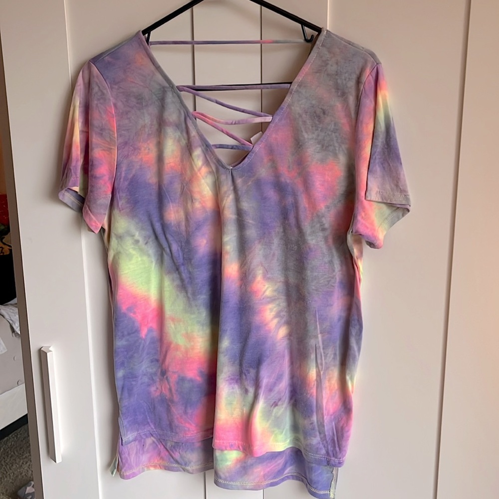 Cy tie dye shirt